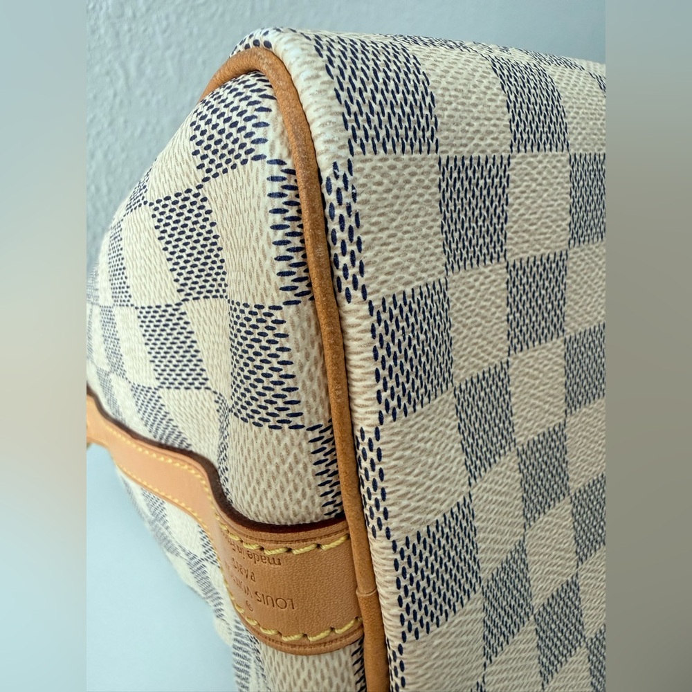 Louis Vuitton Speedy Bandoulière 25 Damier Azur Jacquard Strap,Wallet,bag charm - Picture 6 of 16
